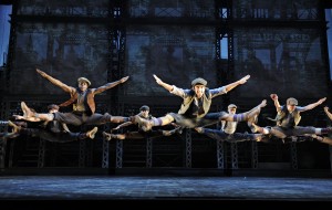 The ensemble of NEWSIES.  Photo by Deen van Meer